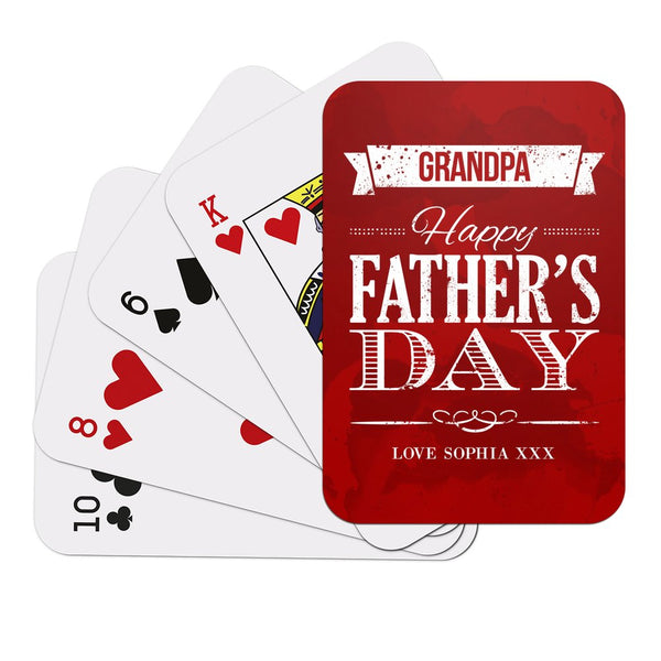 Father&#39;s Day Playing Cards