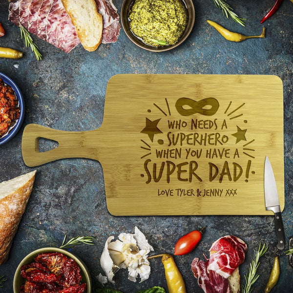 Father's Day Bamboo Cutting Boards