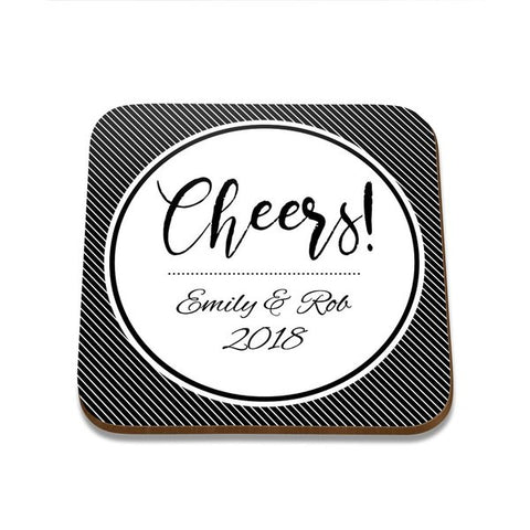 Cheers Square Coaster - Single