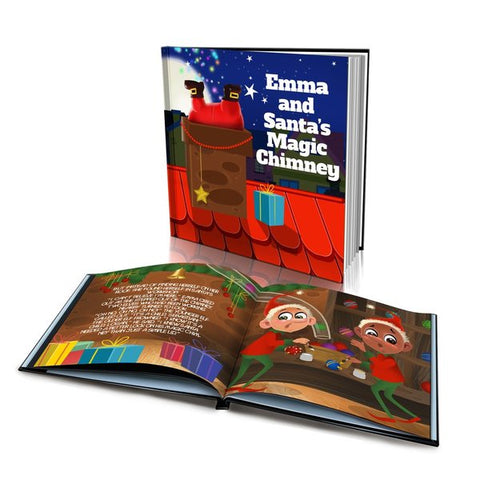 Large Hard Cover Story Book - Santa's Magic Chimney