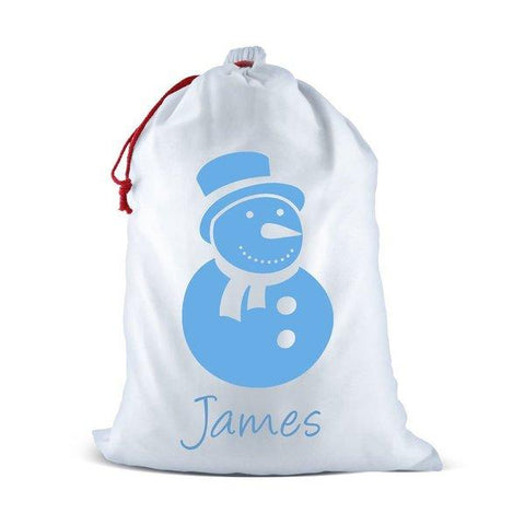 Snowman Santa Sack