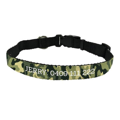 Camo Pet Collar - Large