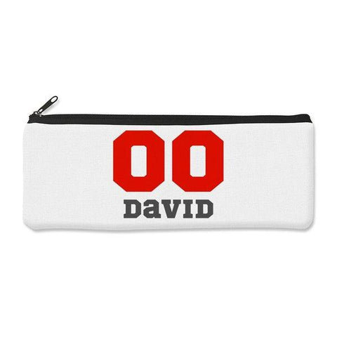 Sports Number Pencil Case - Large