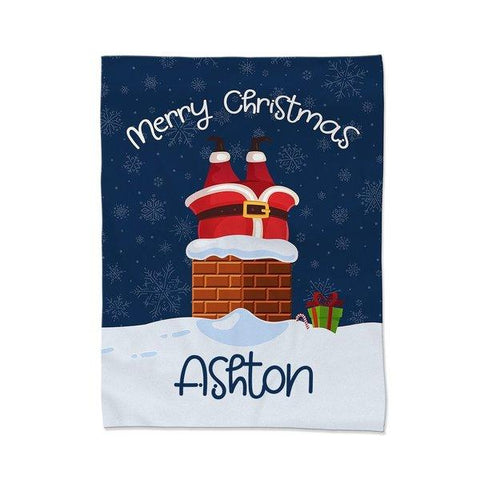 Santa Chimney Blanket - Small