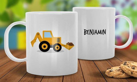 Little Digger White Plastic Mug