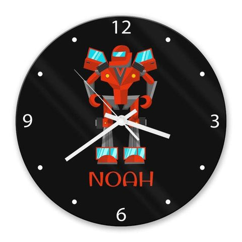 Robot Glass Clock