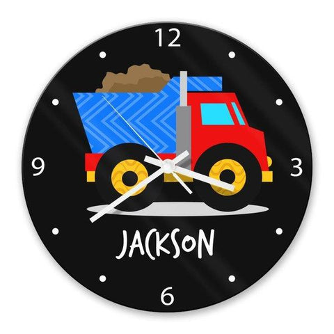 Truck Glass Clock