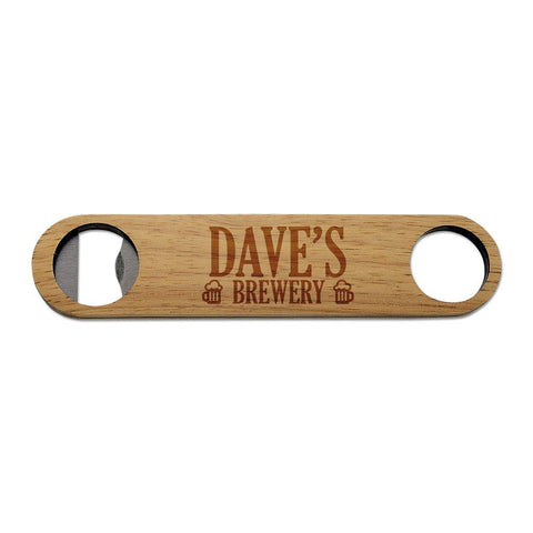 Brewery Wooden Bottle Opener