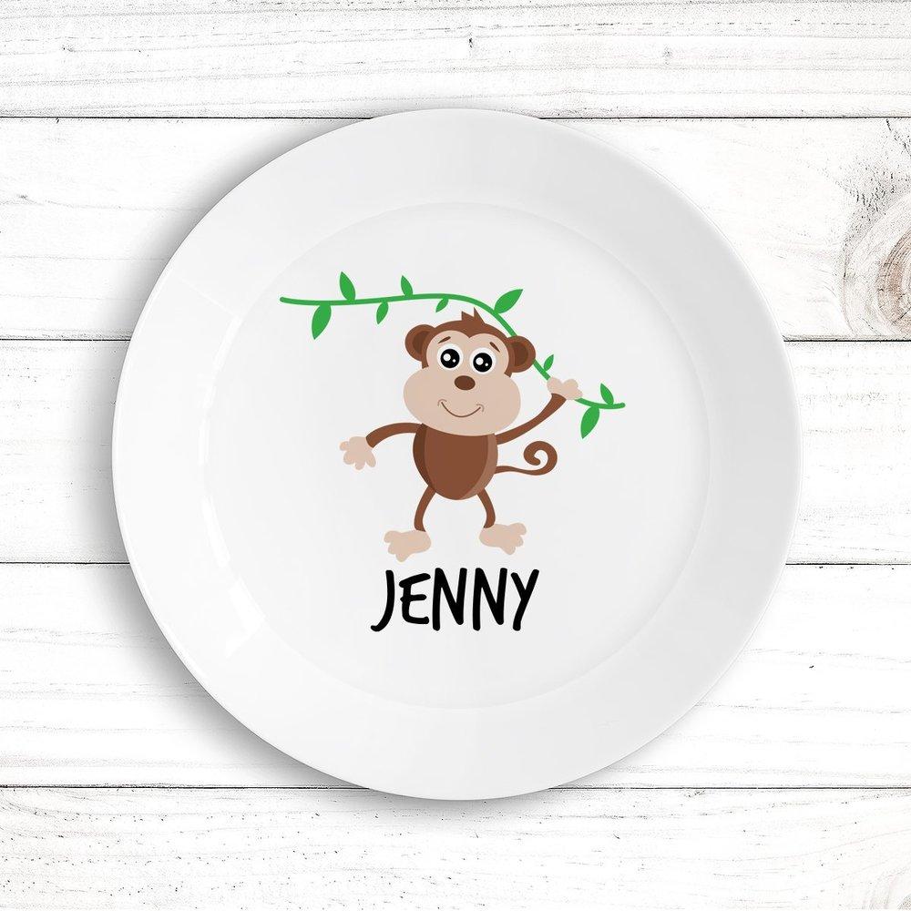 Monkey Kids' Plate