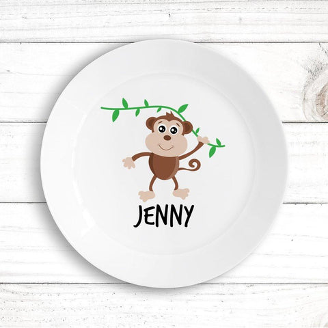 Monkey Kids' Plate