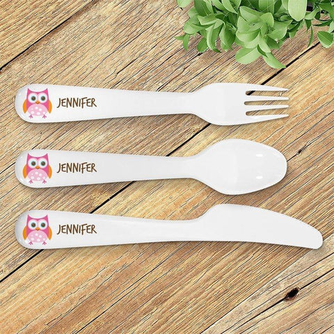 Owl Kids' Cutlery Set