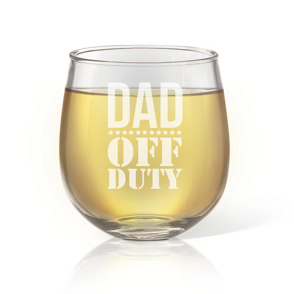 Off Duty Stemless Wine Glass