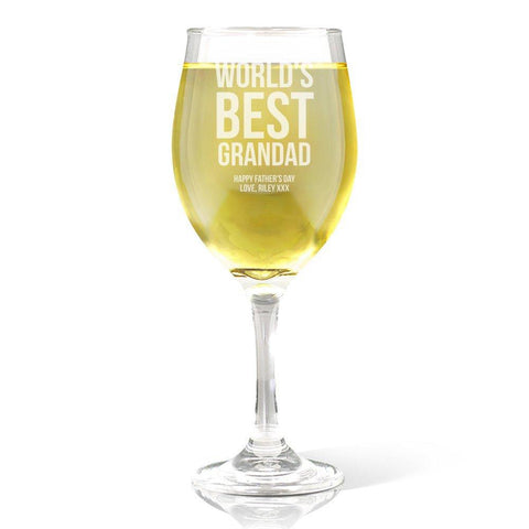 Best Grandad Wine Glass