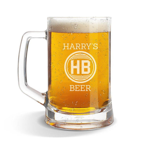 Harry's Glass Beer Mug