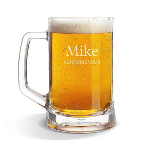 Mike Glass Beer Mug