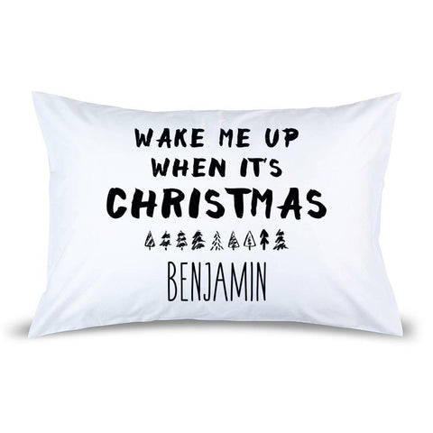 Wake Me Up Pillow Case