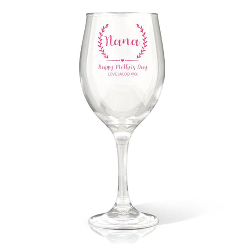 Crest Wine Glass