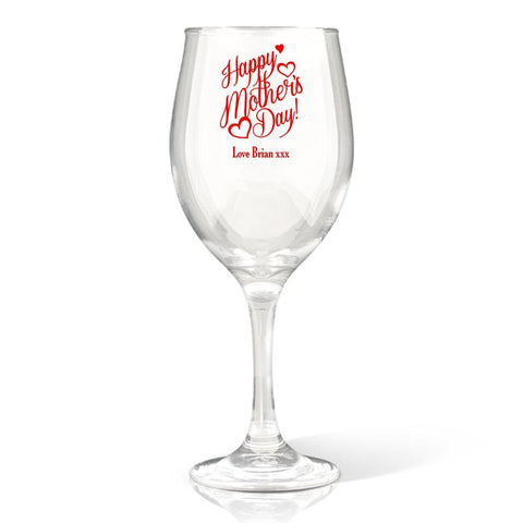 Happy Mother's Day Wine Glass