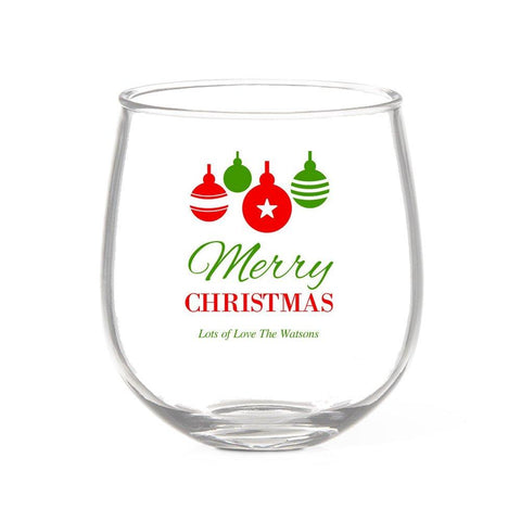 Bauble Stemless Wine Glass