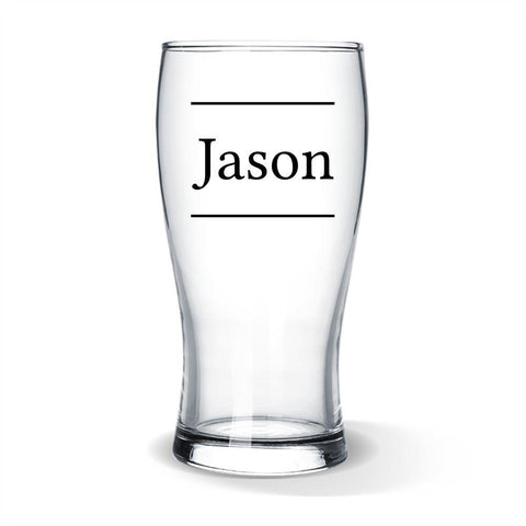 Name Standard Beer Glass