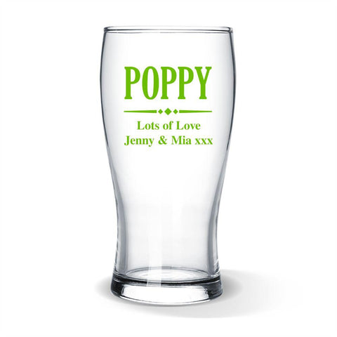 Poppy Standard Beer Glass