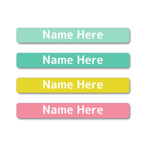 Pastels Mini Name Labels 40pk