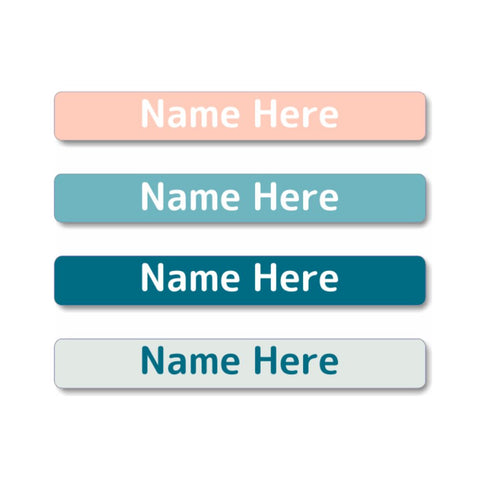 Coral Mini Name Labels 40pk