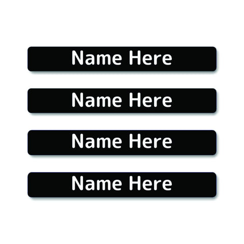 Single Colour Mini Name Labels 40pk