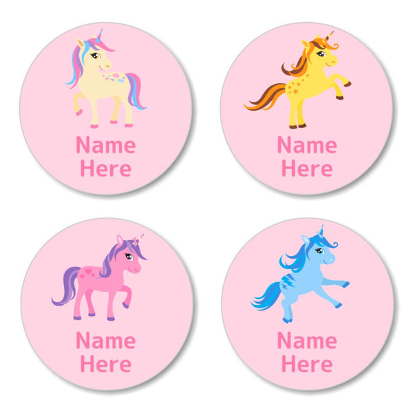 Round Name Labels