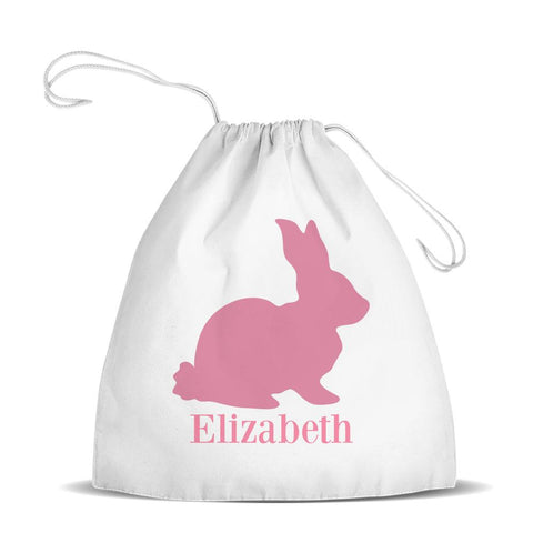 Pink Bunny Premium Drawstring Bag (Temporarily Out of Stock)