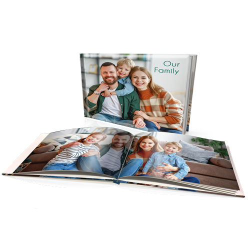 8 x 11" Premium Padded Personalised Hard Cover Book