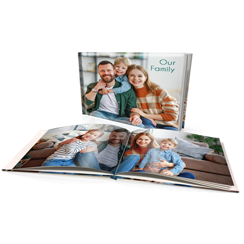 8 x 11" Premium Padded Personalised Hard Cover Book