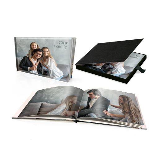 8 x 11" Premium Personalised Hard Cover Book in Presentation Box