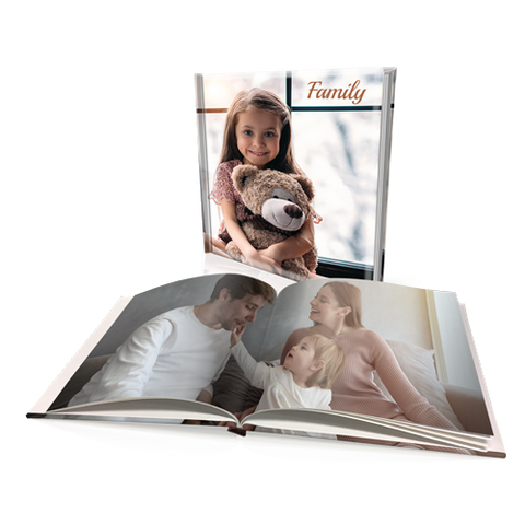 12 x 12" Premium Padded Personalised Hard Cover Book