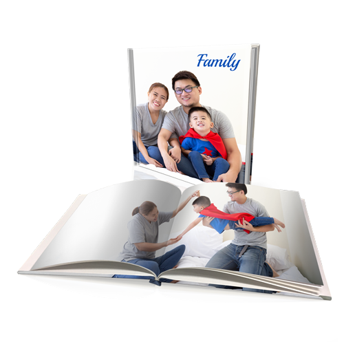 8 x 8" Premium Padded Personalised Hard Cover Book