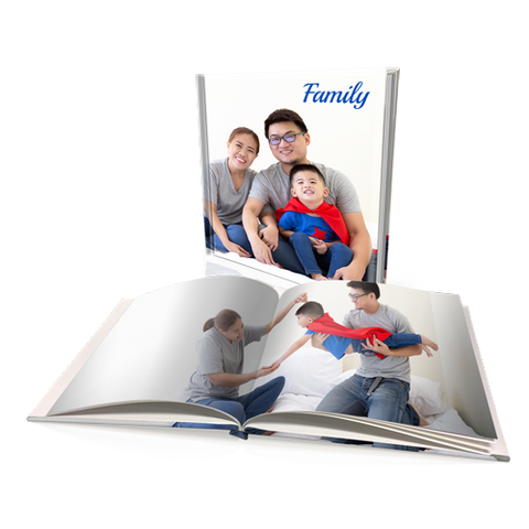 8 x 8" Premium Padded Personalised Hard Cover Book