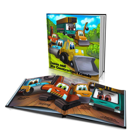 Large Hard Cover Story Book - Construction Friends