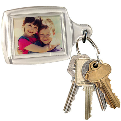 Small Rectangle Photo Keyring