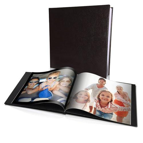 12 x 12" Leather Look Padded Hard Cover Book