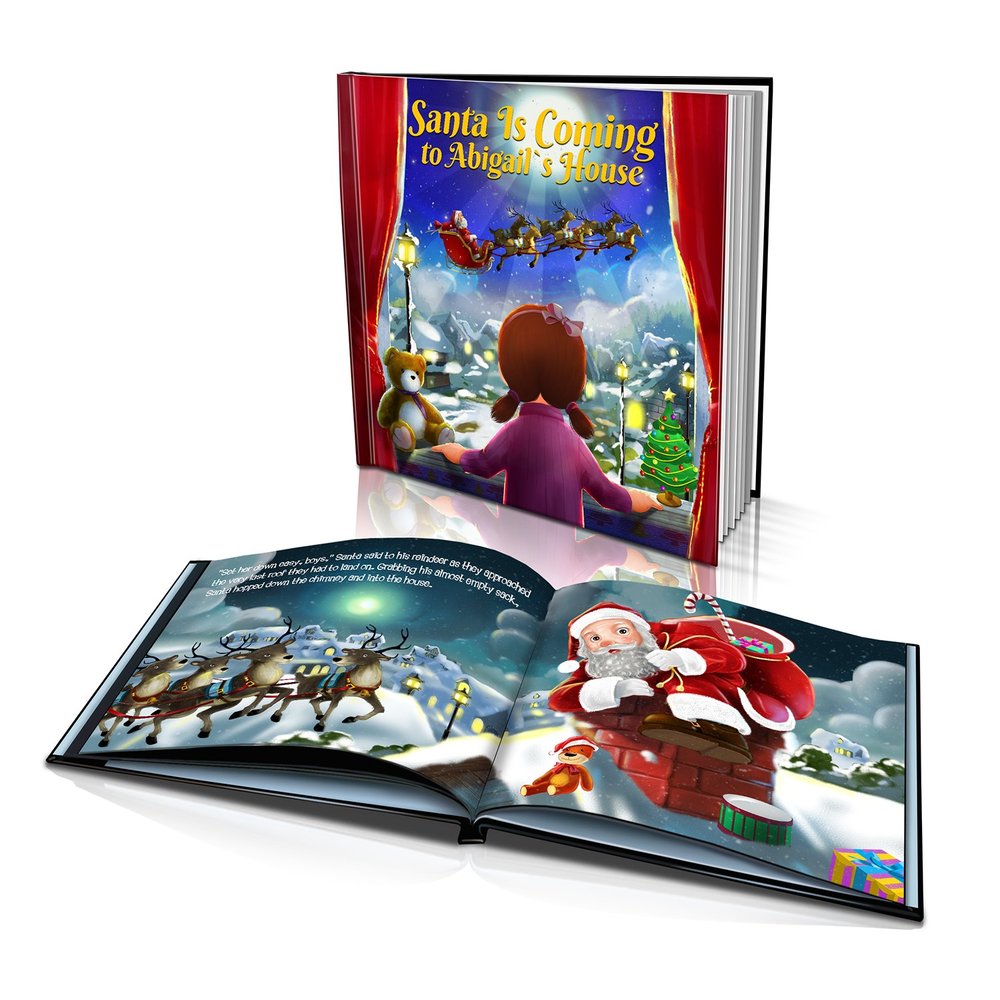 Santa is Coming Large Hard Cover Story Book (Temporarily Out of Stock)